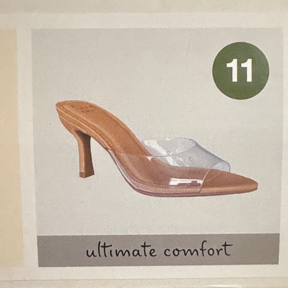 a new day Tan and Clear Heels - Picture 6 of 7